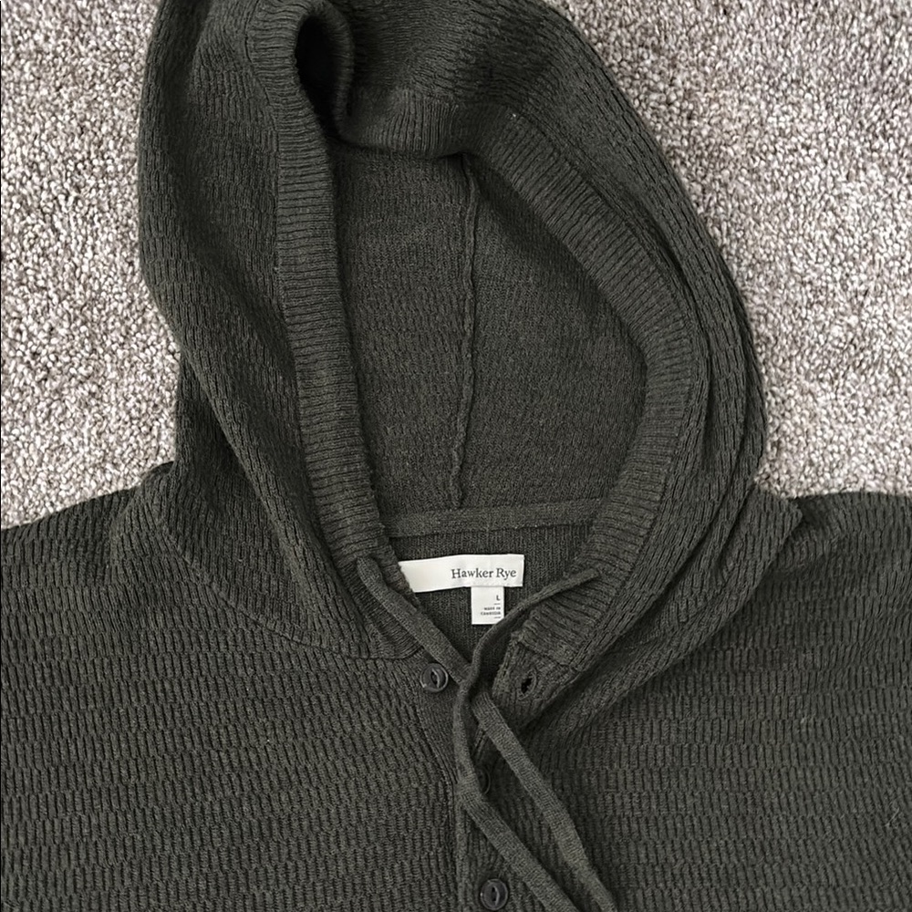 Hawker Rye Men's Dark Green Sweater